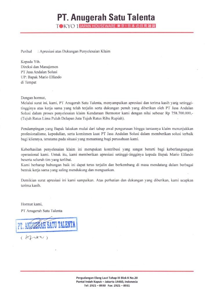 PT. Anugerah Satu Talenta